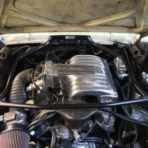 Mustang EFI Shocktower Brace 3 scaled